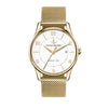 Orologio LUCIEN ROCHAT uomo Montreux acciaio dorato / bianco