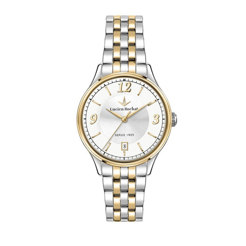 Orologio LUCIEN ROCHAT donna Charme data acciaio bicolore