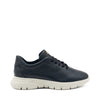 Frau sneakers donna in morbida pelle blu 43P3