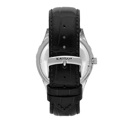 Orologio TRUSSARDI uomo T-logo Automatico pelle nero