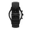 Orologio TRUSSARDI uomo T-logo cronografo pelle total black