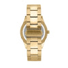 Orologio TRUSSARDI uomo T-logo datario acciaio dorato