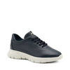 Frau sneakers donna in morbida pelle blu 43P3