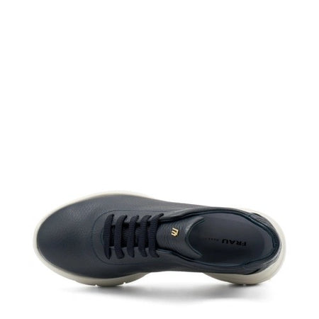 Frau sneakers donna in morbida pelle blu 43P3