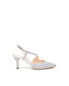 Nero Giardini slingback in tessuto glitter ghiaccio E307010DE705