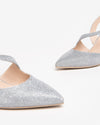 Nero Giardini slingback in tessuto glitter ghiaccio E307010DE705