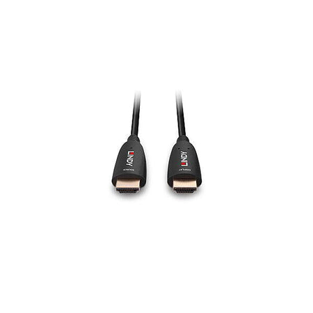 Lindy 38510 cavo HDMI 10 m HDMI tipo A [Standard] Nero (10M FIBRE OPTIC HYBRID HDMI - 8K60 CABLE)