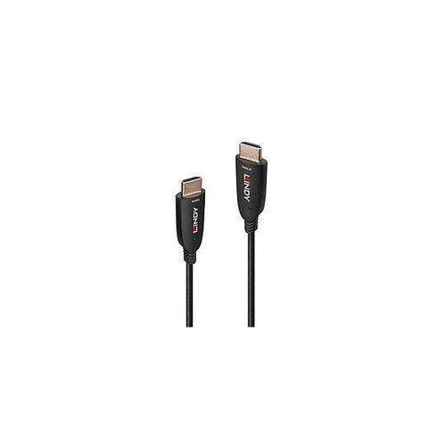 Lindy 38510 cavo HDMI 10 m HDMI tipo A [Standard] Nero (10M FIBRE OPTIC HYBRID HDMI - 8K60 CABLE)