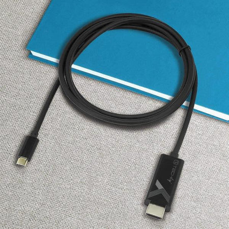 Cavo Adattatore USB-C Maschio a HDMI 2.0 4K Maschio 5m Nero