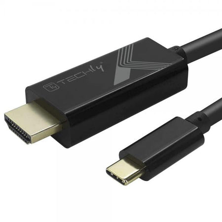 Cavo Adattatore USB-C Maschio a HDMI 2.0 4K Maschio 5m Nero