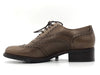 Geox francesine donna D Francis ABX B in pelle brogue tortora
