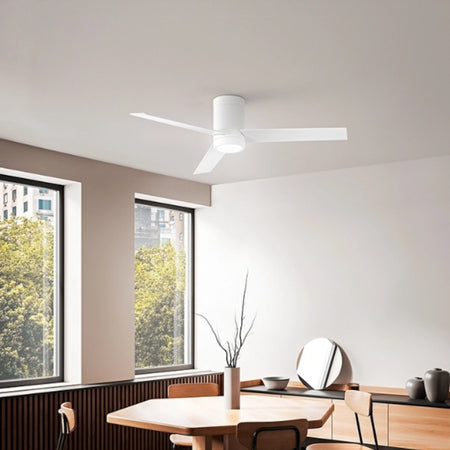 Ventilatore moderno Perenz ANTARES 7184 B CT LED metallo legno acrilico
