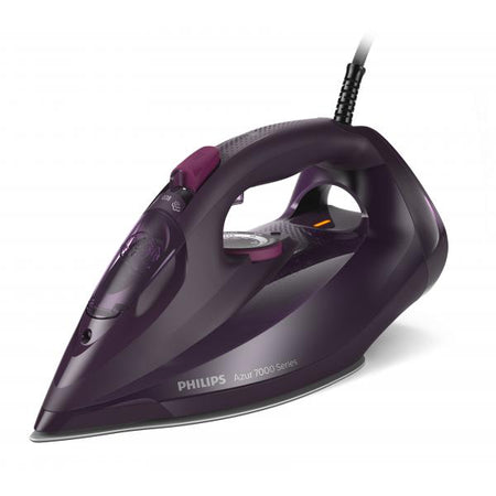 FERRO DA STIRO VAPORE SERIE 7000 PHILIPS 300ML 3000W DST7061/30 VIOLA SCURO