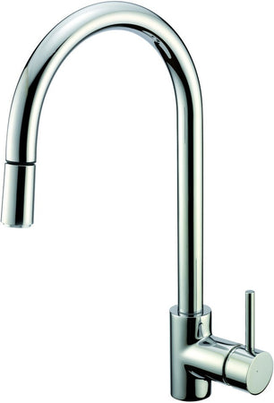 Rubinetto miscelatore da cucina con doccia estraibile cromato Fred