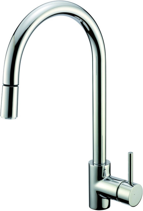 Rubinetto miscelatore da cucina con doccia estraibile cromato Fred