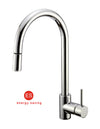 Rubinetto miscelatore da cucina con doccia estraibile cromato Fred