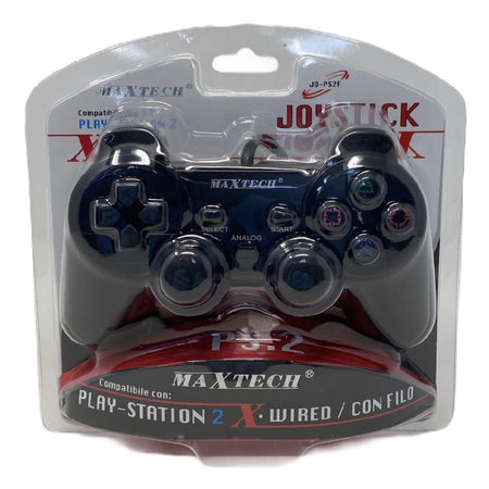 Joystick Con Filo Ps2 Joypad Controller Compatibile Playstation 2 Maxtech Jo-ps2f
