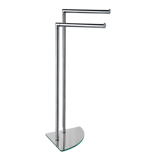 Porta asciugamani da appoggio con 2 bracci separati Zurigo