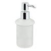 Porta sapone liquido da appoggio in vetro opale Venezia