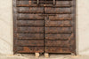 Biscottini Porta portone in legno massello e ferro da interno o da esterno vecchia e antica medievale scorrevole