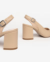 Nero Giardini slingback donna in pelle col. lino E409431D453