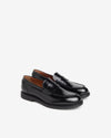 Nero Giardini mocassini uomo in pelle abrasivata nero E500600U100