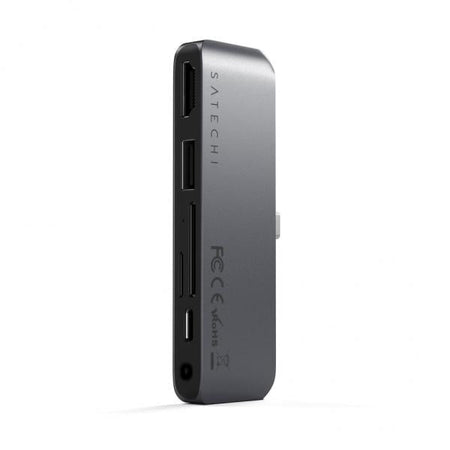Satechi ST-MPHSDM replicatore di porte e docking station per laptop Cablato USB 3.2 Gen 2 [3.1 Gen 2] Type-C Nero (Satechi USB-C Mobile Pro Hub - the per)