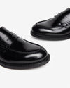 Nero Giardini mocassini uomo in pelle abrasivata nero E500600U100