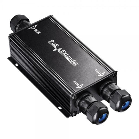 Extender Ripetitore PoE Gigabit da Esterno IP67 a 2 Canali, POE25