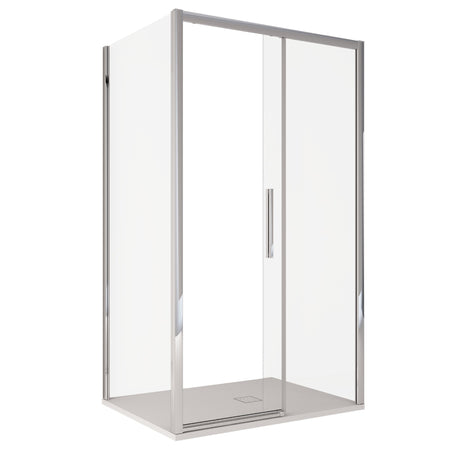 Box doccia due lati scorrevole cristallo 6mm h195 anticalcare LAGOA DUO