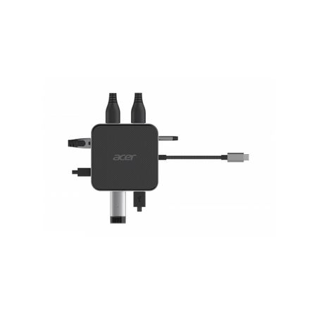 Acer 7-in-1 USB 4 Dongle Cablato USB4 Nero, Argento (Acer - dockingstation)
