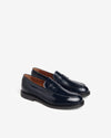 Nero Giardini mocassini uomo in pelle abrasivata blu E500600U200