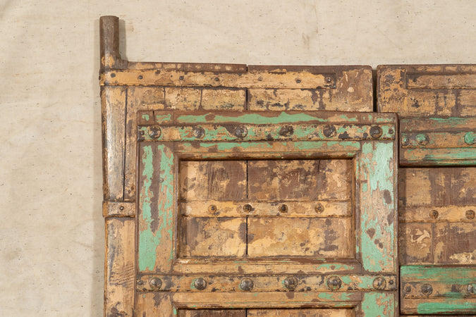 Biscottini Porta portone in legno massello e ferro da interno o da esterno vecchia e antica medievale scorrevole