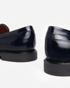 Nero Giardini mocassini uomo in pelle abrasivata blu E500600U200