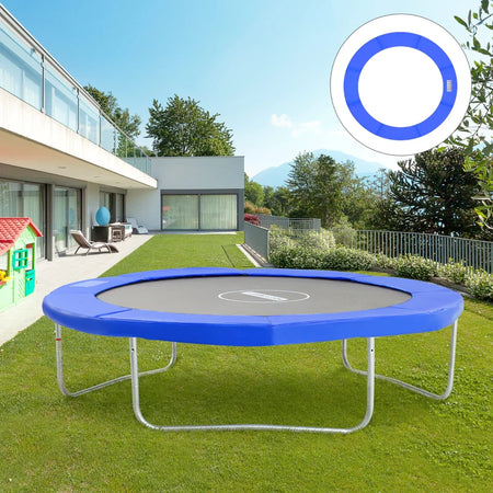 Protezione Copertura Imbottita Bordo Trampolino Elastico 244 cm in PVC