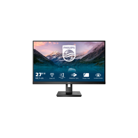 PHILIPS MONITOR 27 WLED VA 16:9 QHD 4MS, DP/HDMI, PIVOT, MULTIMEDIALE
