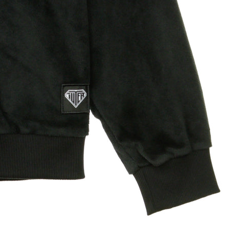 IUTER Felpa Collo Alto Uomo Teddybear Pullover Black da uomo