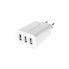 Caricabatterie Per Dispositivi Mobili Universale Ac - Ricarica Rapida Interno - 30w Con 3p UsB-A - Bianco