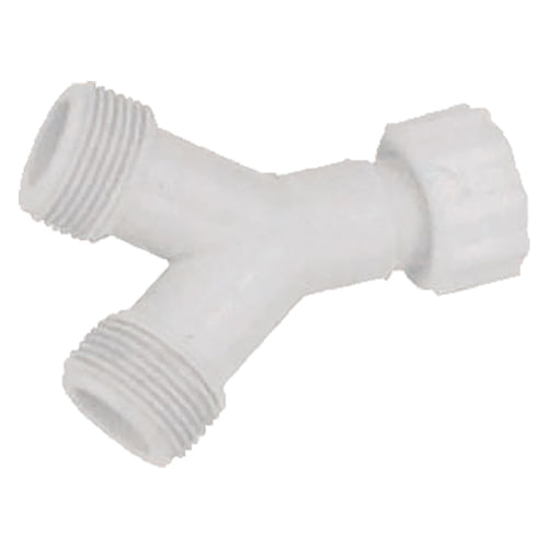 RACCORDO AD 'Y' PER TUBO LAVATRICE/LAVASTOVIGLIE F 3/4' x M 3/4' x M 3/4'
