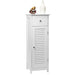 Mobile in Legno 32x30 H 87cm Bagno Camera Ingresso Salvaspazio 1 Anta 1 Cassetto