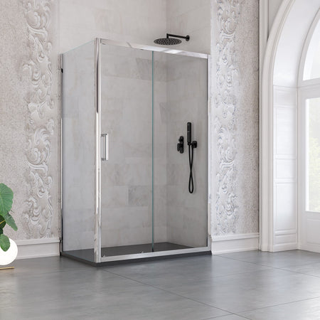 Box doccia due lati h190 Anta Scorrevole Trasparente 6mm AGATINA