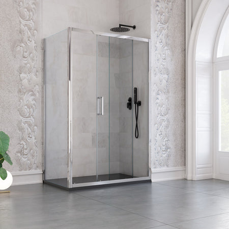 Box doccia due lati h190 Anta Scorrevole Trasparente 6mm AGATINA