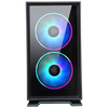 Case GALAXY 2Q - ITX Mini Tower- 2x12cm ARGB fan- 2xUSB3- 2x Front Panel- Side Glass