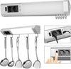 Lampada Sottopensile Cucina Guardaroba Officina Luce Led 2Prese 2USB 5ganci 52cm Alluminio