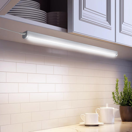 Lampada Sottopensile 50cm Barra Led 750lm 4000k Bianco per Cucina e Armadio