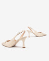 Nero Giardini slingback in vernice col.latte con accessorio E512230DE711