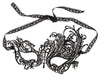 Maschera Ricamata 01 Nero Pizzo