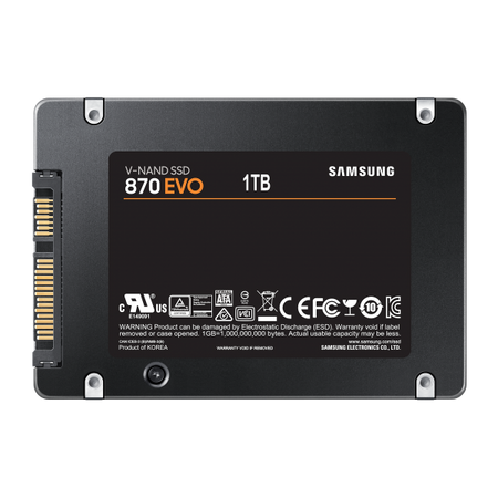 SAMSUNG SSD INTERNO 870 EVO 1TB 2,5 SATA 6GB/S R/W 560/530 MLC