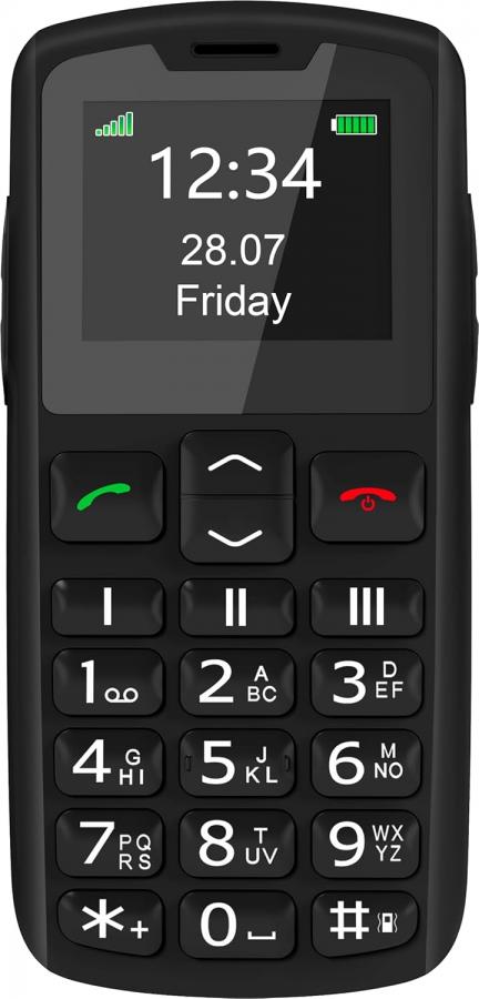 beafon sl230 senior phone dual sim display 2 bluetooth con tasti grandi + tasto sos