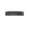 LevelOne GES-2208 switch di rete Gestito L2 Gigabit Ethernet [10/100/1000] Nero (LevelOne Switch 8x GE GES-2208 Hilber)